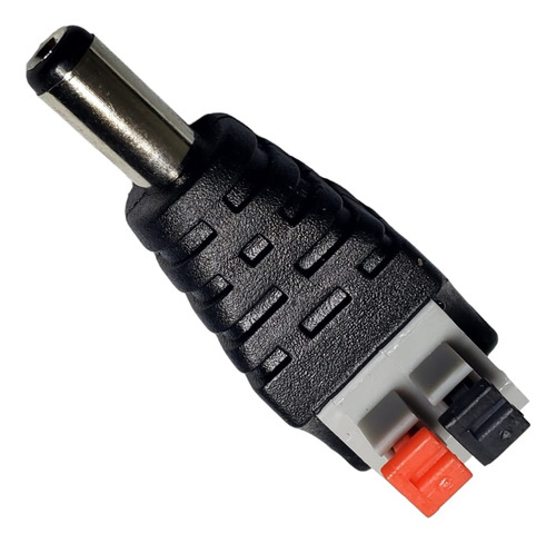 10 Conectorer Plug Presion 2.1mm X 5.5mm Dc Adaptador @ti 