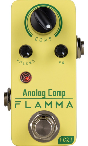 Flamma Analog Comp Fc21 Pedal Compressor Para Guitarra