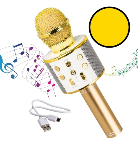 Microfono Karaoke Bluetooth Inalambrico Parlante Efectos