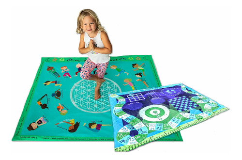 Yoga Kids Poses Mat Manta Juegos Actividad Manta Soft M...