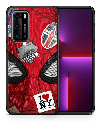 Funda Huawei Spiderman Marvel Lejos De Casa Tpu Hombre Araña