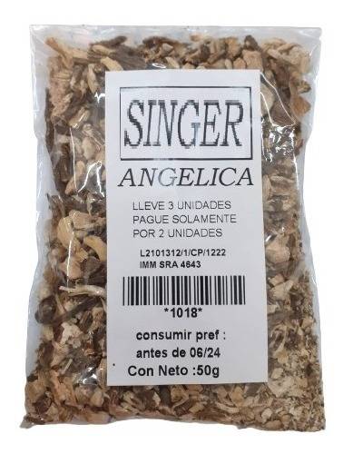 Raiz De Angelica 50g. Lleve 3 Pague 2.