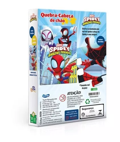 Quebra-cabeça - Spidey - Grandinho - 28 pç - Marvel - Toyster