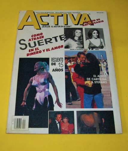 Madonna Revista Activa 1990 Jaclyn Smith Juan Gabriel 