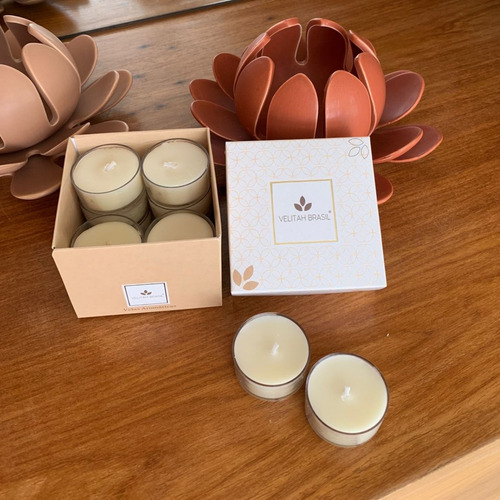Imagem 6 de 6 de Kit 12 Mini Vela Aromática Premium Jasmim C/12 Mini Velas