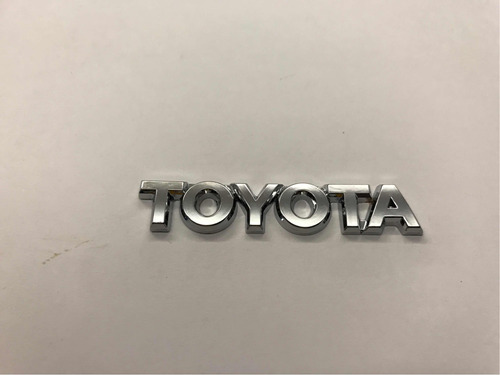 Emblema Letras Toyota Metal Cromado