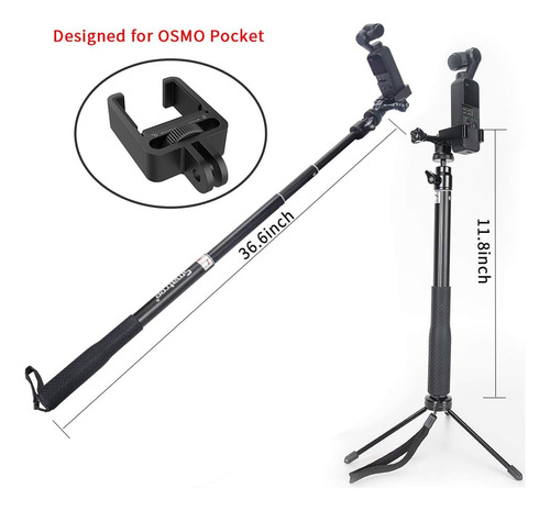 Trípode Smatree Selfie Stick | Para Teléfono Celular/dji Osm