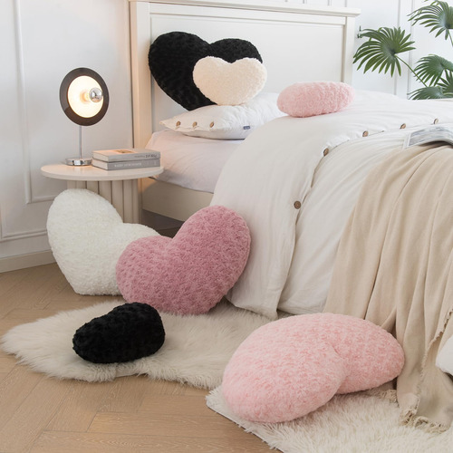 Almofada De Coração Decorativa Zcnyclam Soft Artificial Rabb