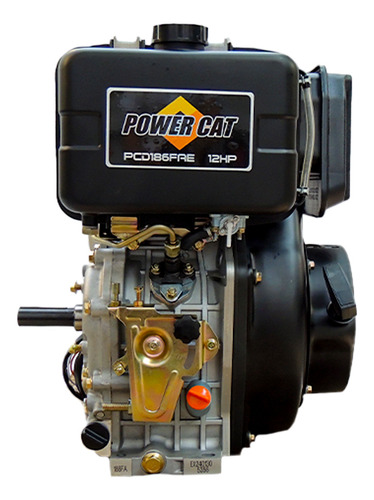 Motor estacionario Power Cat PCD186FE 12hp de combustión y eje horizontal