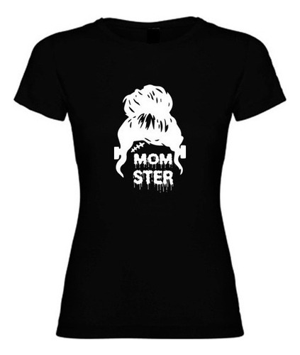 Polera Mom Ster / Mama Monster Halloween Divertido