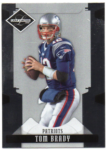 2008 Leaf Limited Tom Brady New England Patriots