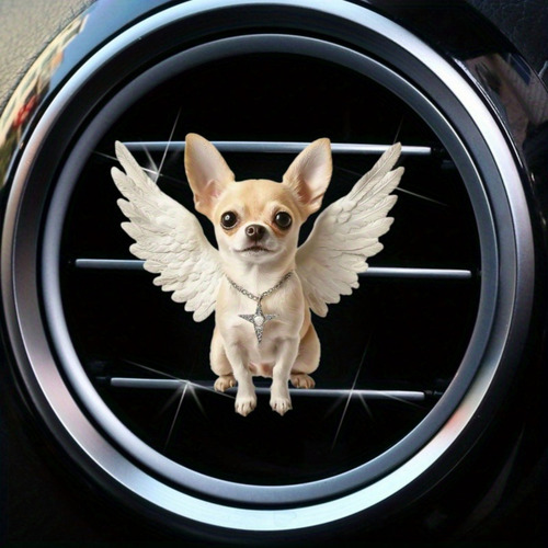 Clip Acrílico M Angel Con Plano 2d Para Salida De Coche, Dif