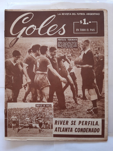 Vélez Platense Huracán River Grillo Banfield /goles 224 1952