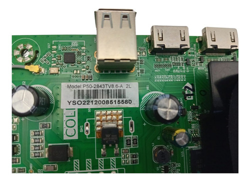 Placa Principal + Fonte Hqs32nkh P502843tv86