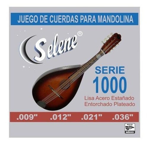 Jgo De Cuerdas Para Mandolina Selene 1000
