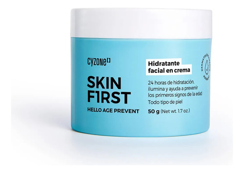 Crema Facial Hidratante Skin First Cyzone
