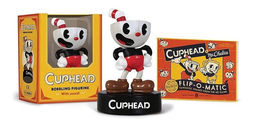 Figura De Pasta Blanda Cuphead Bobbling: ¡con Sonido!