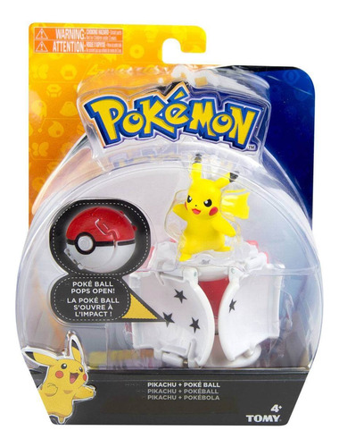 Pokemon Throw N Pop Poké Ball - Pikachu Con Pokebola