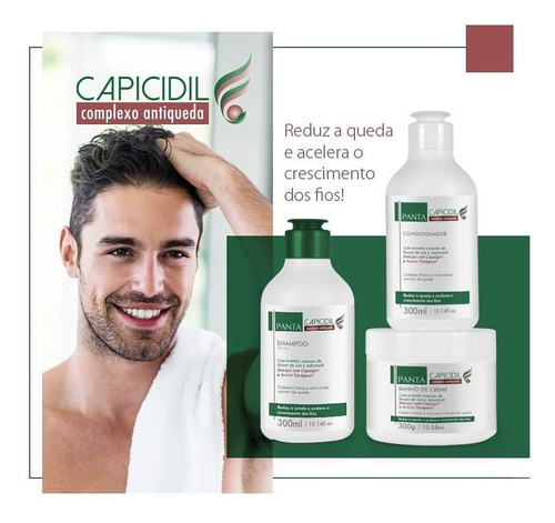 Kit Antiqueda E Crescimento Capicidil Panta Cosmetica