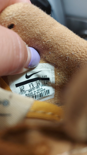 Zapatillas Nike Air Force Niño/a Talle 24 Como Nuevas (Usado)
