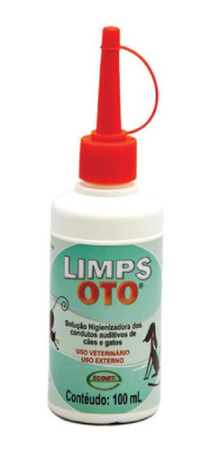 Solução Limps Oto Higienizadora Auricular 100ml Ecovet