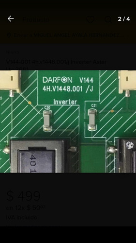 Inverter V144-0041h.v1448.001/j Inverter Astar Ltv-3001 (Usado)