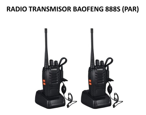 Radio Transmisor Walkie Talkie Baofeng 888s (par)