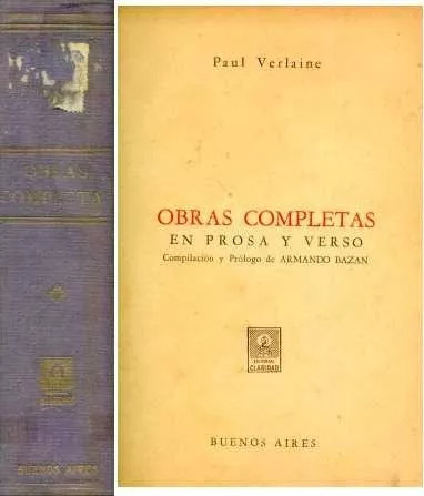 Paul Verlaine: Obras Completas En Prosa Y Verso