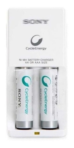 Imagen 2 de 3 de Cargador Pilas Sony Aa-aaa + 2 Pilas Aa - Aj Hogar