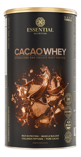 Cacao Whey Protein 900g - Essential Nutrition