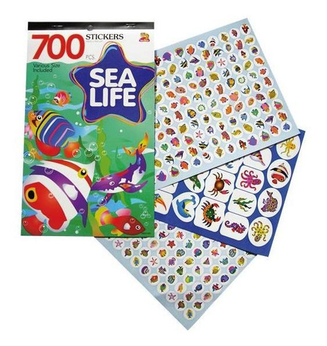 Stickers Animado Block Sea Life 700