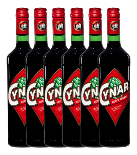 Aperitivo Bitter Cynar Botella 750ml Caja X6 - Gobar®