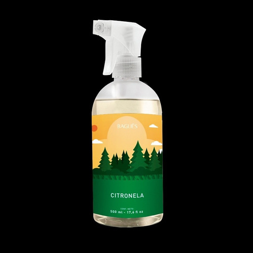 Aromatizante Citronela 500ml Con Gatillo Bagués 