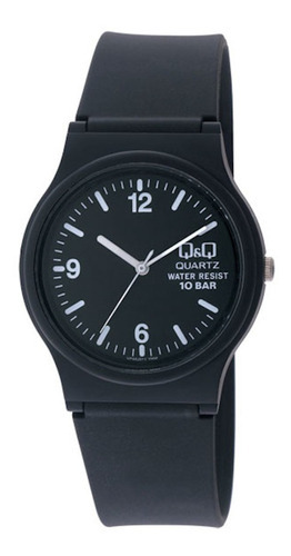 Reloj Q&q Analogo De Hombre Vp46j011y Color De La Correa Negro Color Del Bisel Negro Color Del Fondo Negro