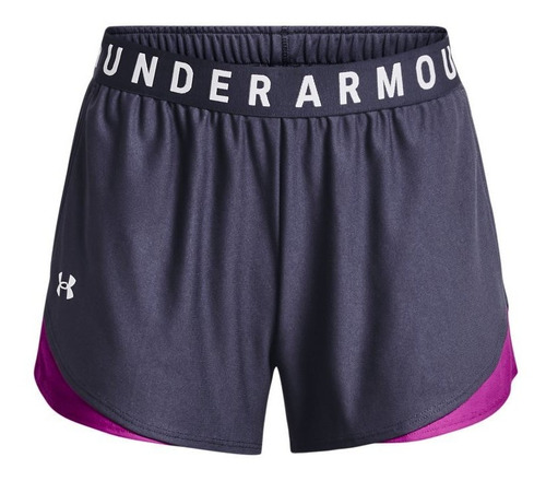 Short Under Armour Play Up 3.0 Mujer-gris