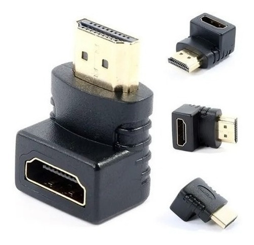 Adaptador Hdmi 90 Graus Em L Macho X Fêmea 