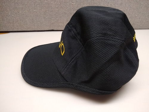 Gorra Negra Dry Fit Novo 2 Piezas