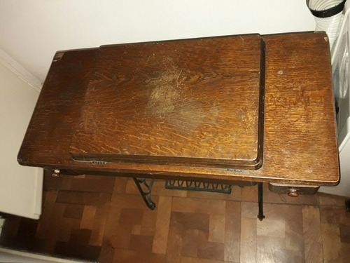 Máquina Singer Con Mesa Desplegable (antigua) - Excelente