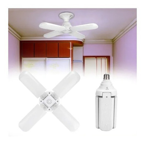 Ampolleta Led Ampolleta 60w Luces Led Tipo Helice 4 Pale