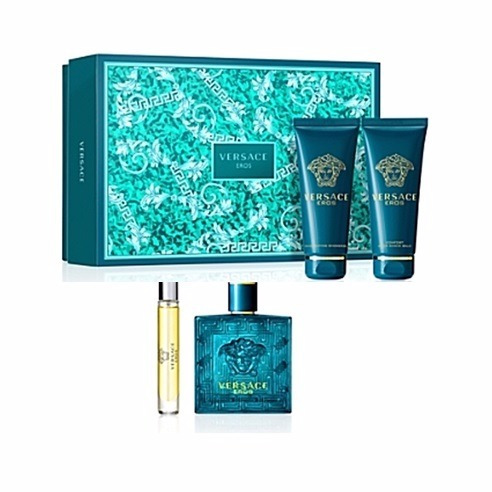 Perfume Versace Eros (100ml., A/shave, S/gel Y Mini) Hueta