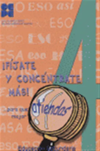 ¡fíjate Y Concéntrate Más! Cuaderno 4 - Álvarez Pérez, Luis