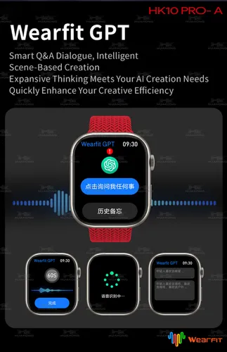 Reloj Inteligente Deportivo Hk10 Pro-a 2.02 Amoled Con Chatgpt Nfc