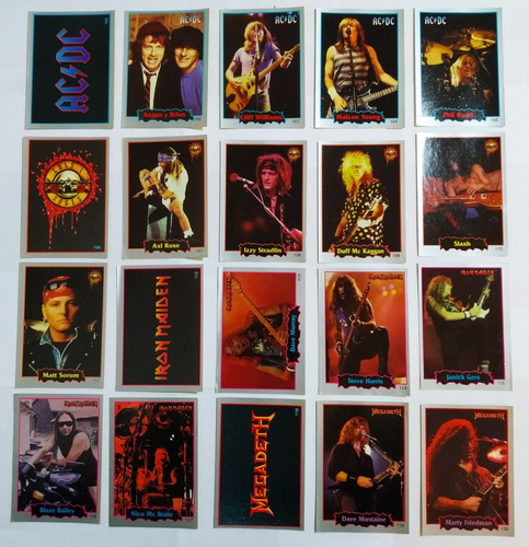 Figuritas // Rock Cards 1997 // Sueltas A Elección