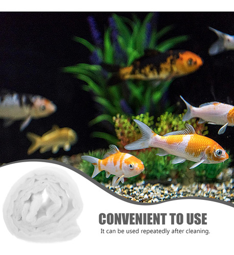 Almohadilla Para Pecera Con Filtro De Fibra Blanca Aquarium