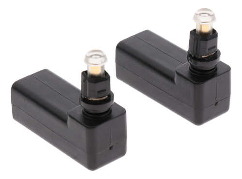 2pcs Adaptador Óptico Con Ángulo Compatible Con Puertos De