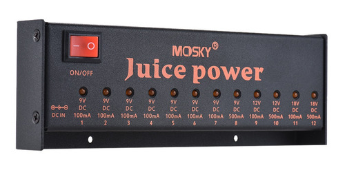 Imagen 3 de 9 de Mosky Juice Power - Fuente De Alimentación (12 Unidades)
