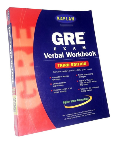 Gre Exam / Verbal Workbook - Kaplan