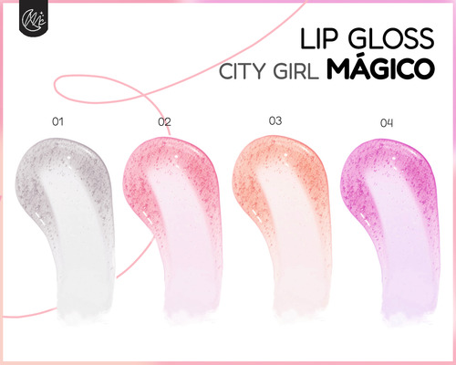City Girl Brillo Labial Gloss Mágico Efecto Humedo Beauty 01