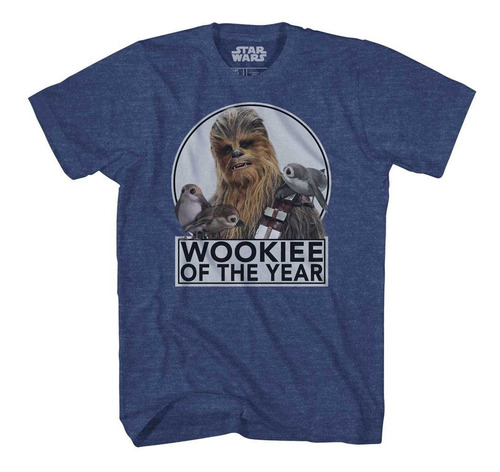 Star Wars Chewbacca Wookie Of The Year Porgs T-shirt (x-larg