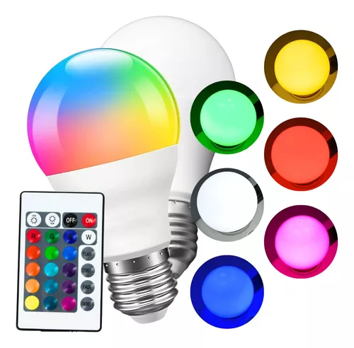 FOCO LED RGB MULTICOLOR CON CONTROL REMOTO - PlayMania438